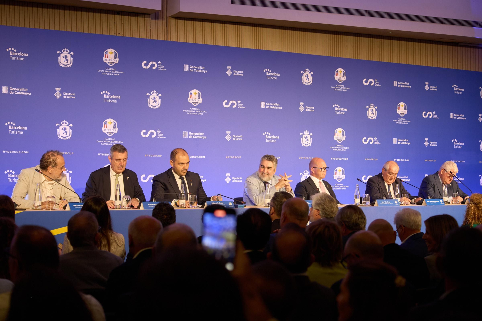 Les imatges de la presentació de la Ryder Cup 2031 a l'Hotel Camiral