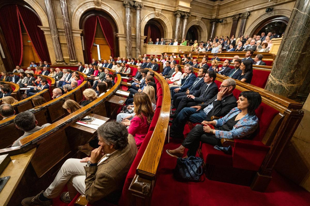 Pleno de constitución del Parlament de Catalunya tras elecciones del 12M