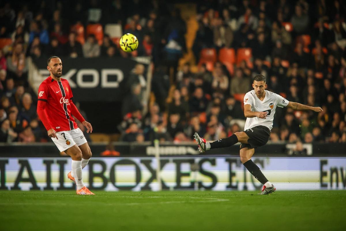 El Valencia CF - Mallorca, en imágenes
