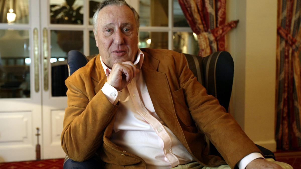 Frederick Forsyth en el Hotel Ritz.