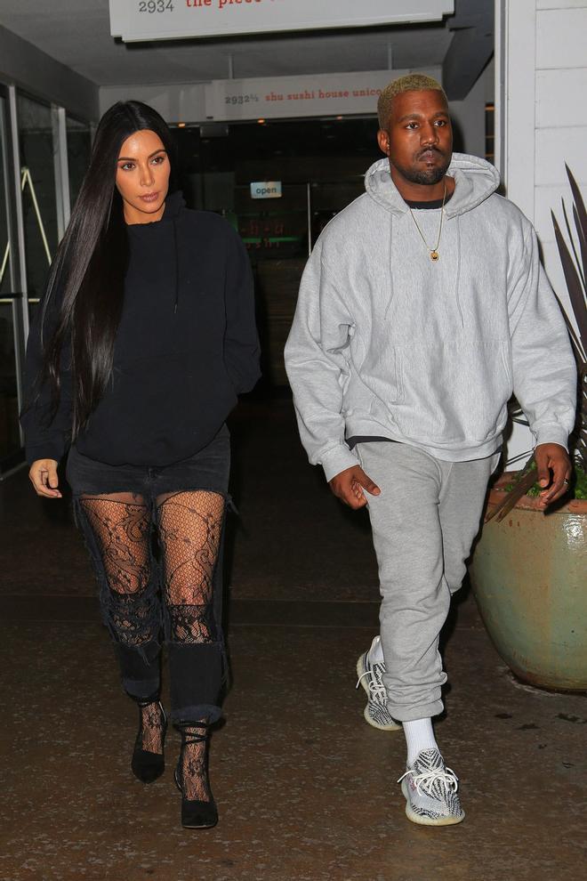 Kim Kardashian y Kanye West reaparecen en público