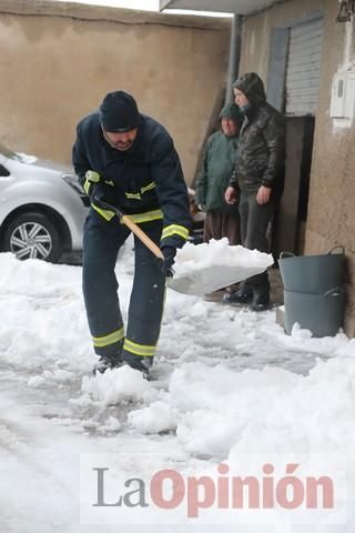 Nieve en Coy y Avilés (Lorca)