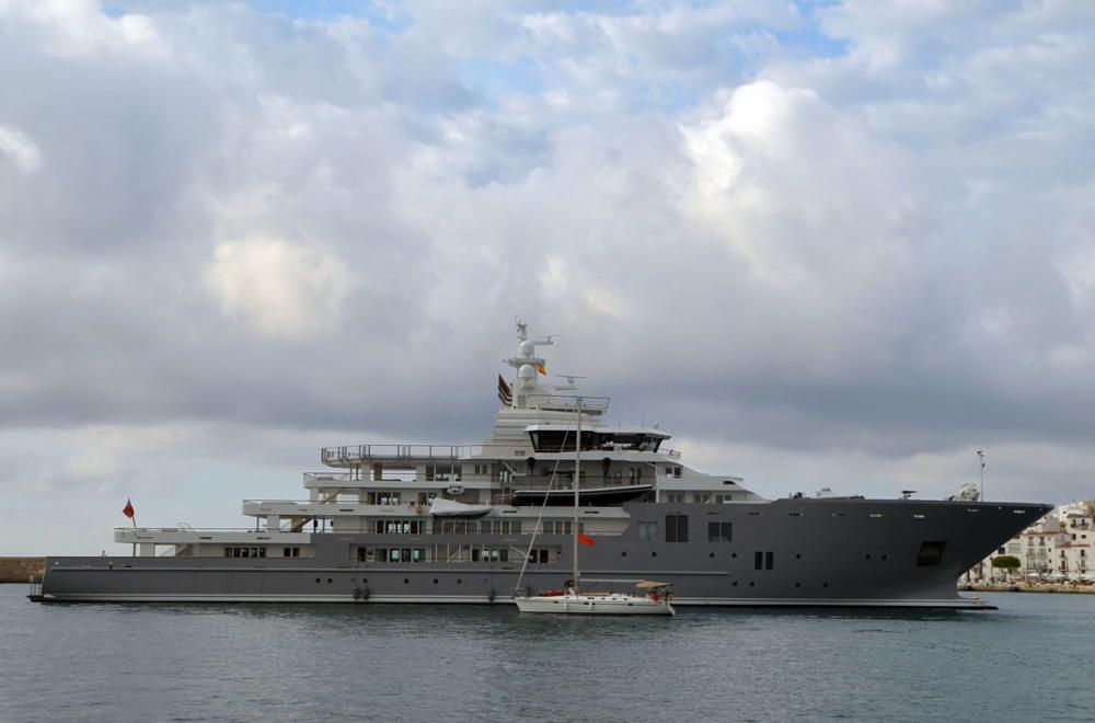 El yate de lujo Ulysses, de 107 metros de eslora