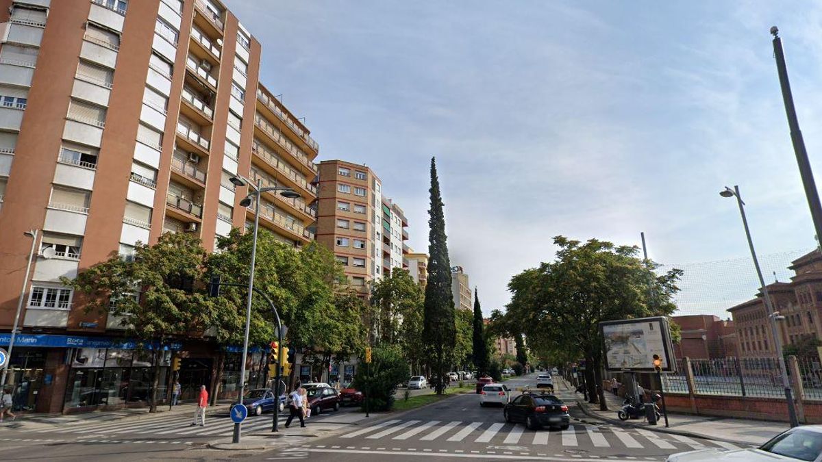 La ubicación de una de las agresiones machistas en Zaragoza.