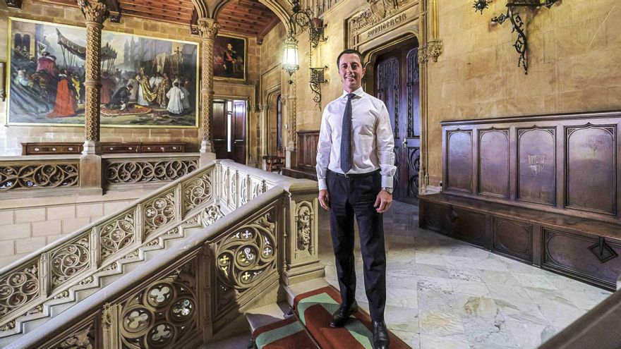 Llorenç Galmés, Presidente del Consell de Mallorca. Cumple dos años al frente de la institución insular.