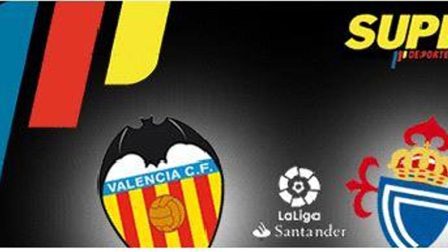 Horario y dónde ver el Valencia CF - Celta