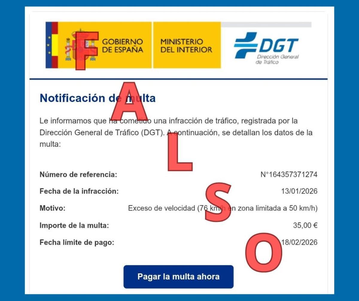¿Has recibido una multa por SMS? Cuidado, la DGT alerta de que es una estafa