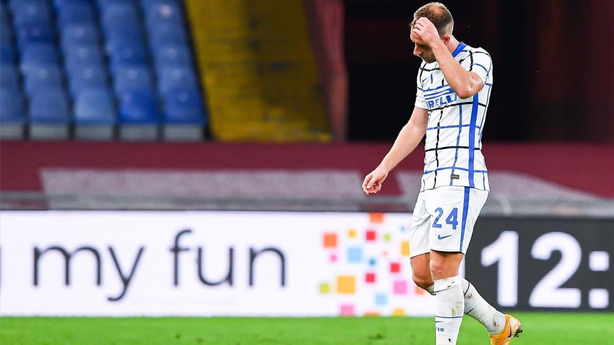 Eriksen vive una situación casi insostenible en el Inter