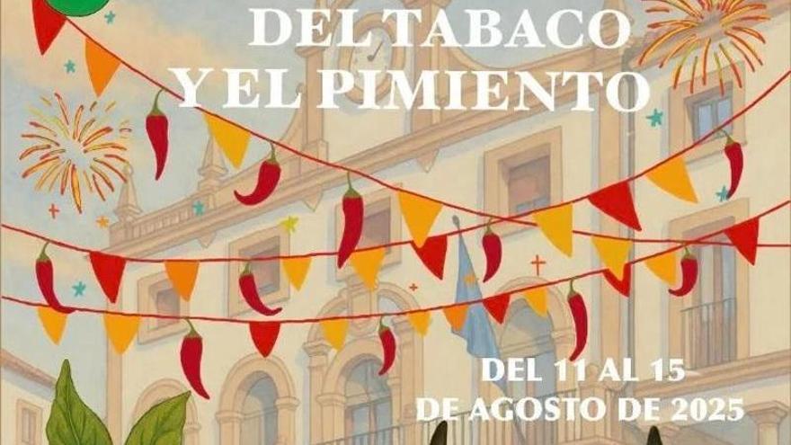 Jaraíz de la Vera abre el concurso para elegir el cartel de las Fiestas del Tabaco y el Pimiento 2026: cómo participar, premio y fechas