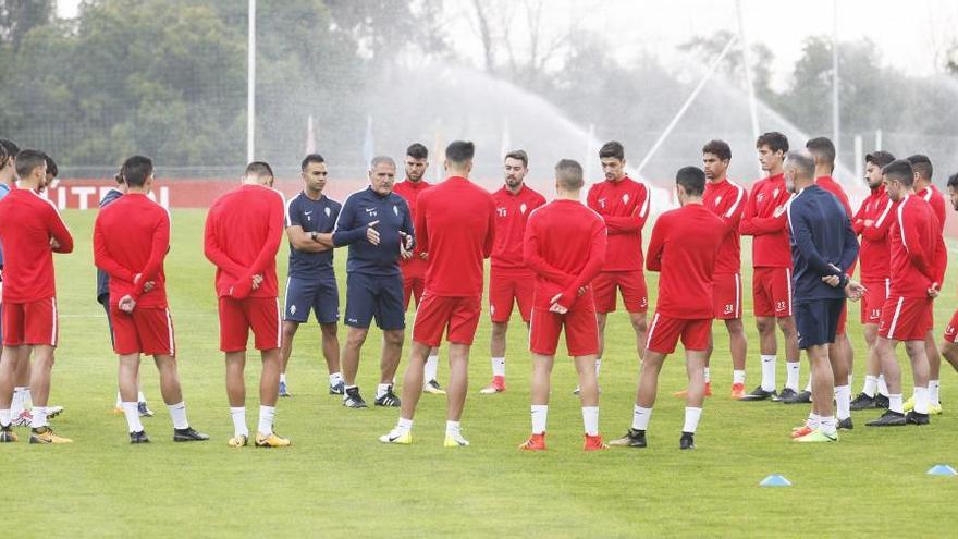 Entrenamiento del Sporting