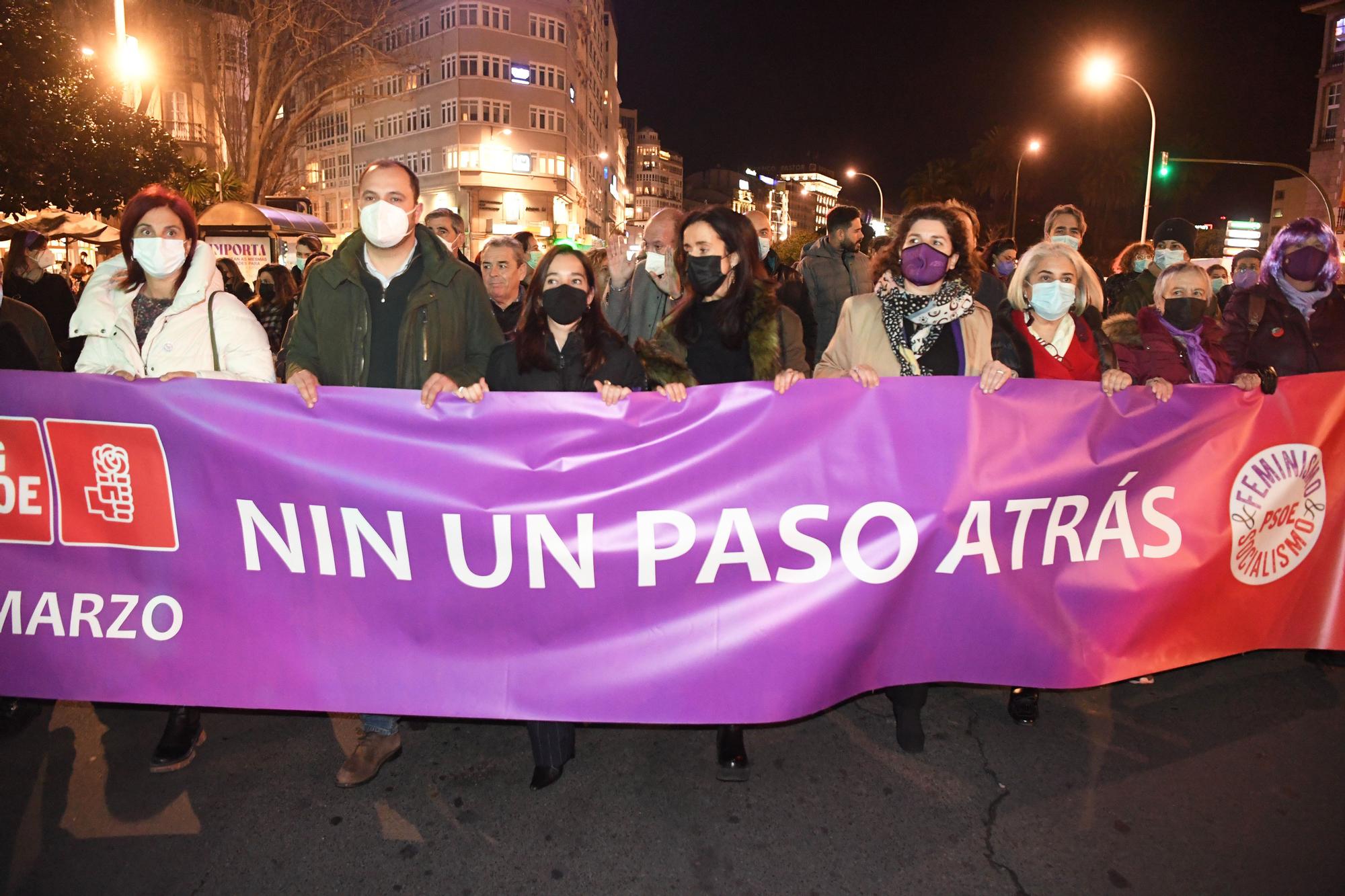 8M en A Coruña | Una marea violeta para reivindicar la igualdad