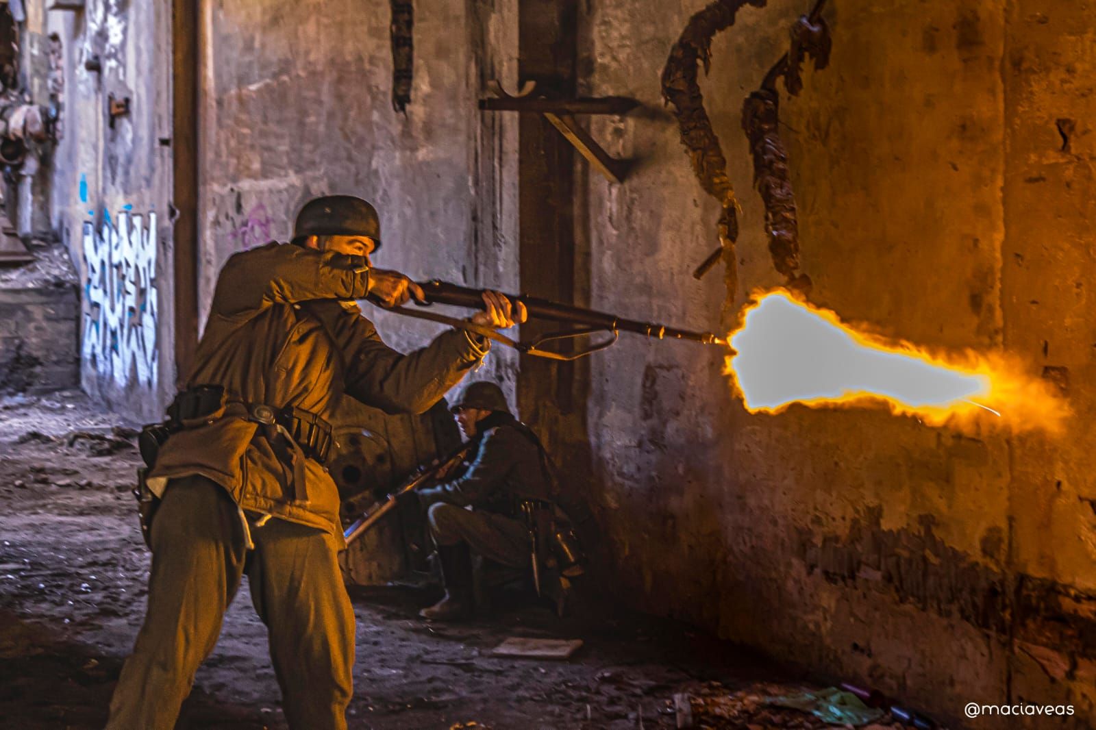 Recreadores de guerra del bando soviético, I y II Guerra Mundial