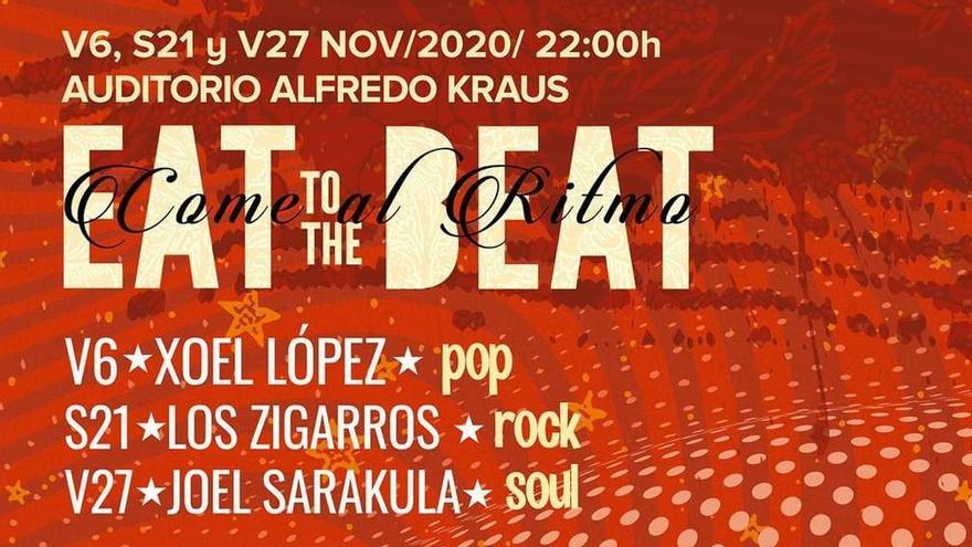 &#039;Eat to the beat&#039; regresa con Xoel López, Los Zigarros y Joel Sarakula