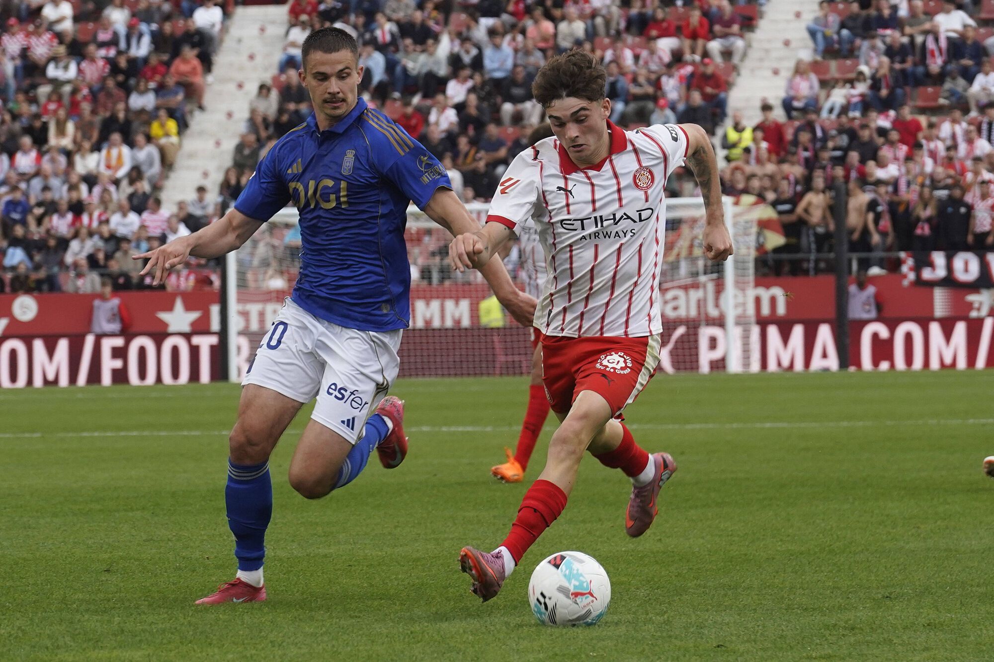 Les imatges del Girona - Reial Oviedo