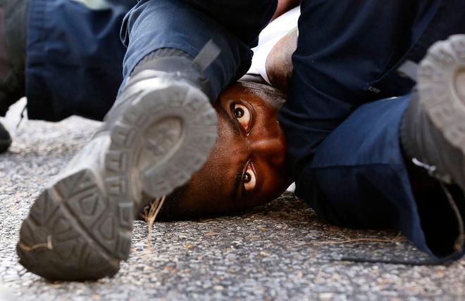 Protestor's Eyes