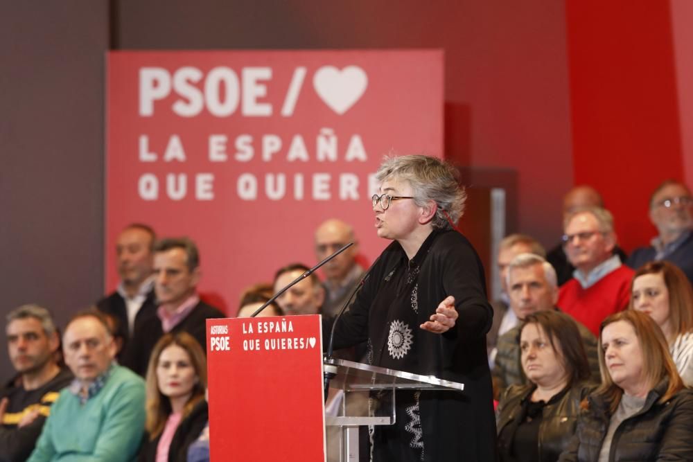 Mitín de Pedro Sánchez en Gijón