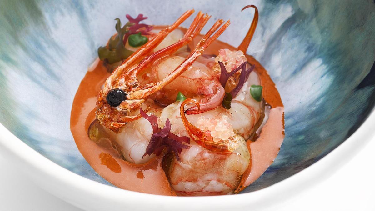 El plato Toda la Gamba de Esperit Roca.