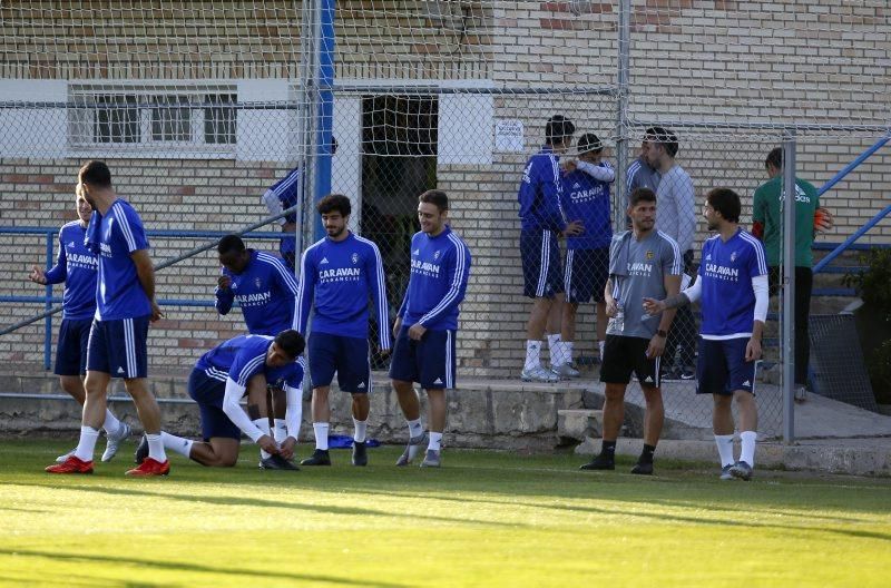 Entrenamiento del Real Zaragoza del 29 de octubre