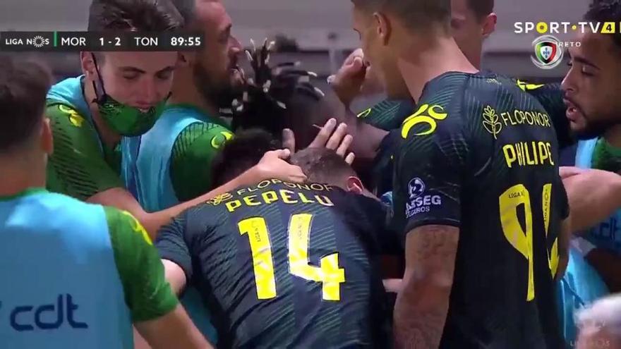 Gol Pepelu salvación Tondela