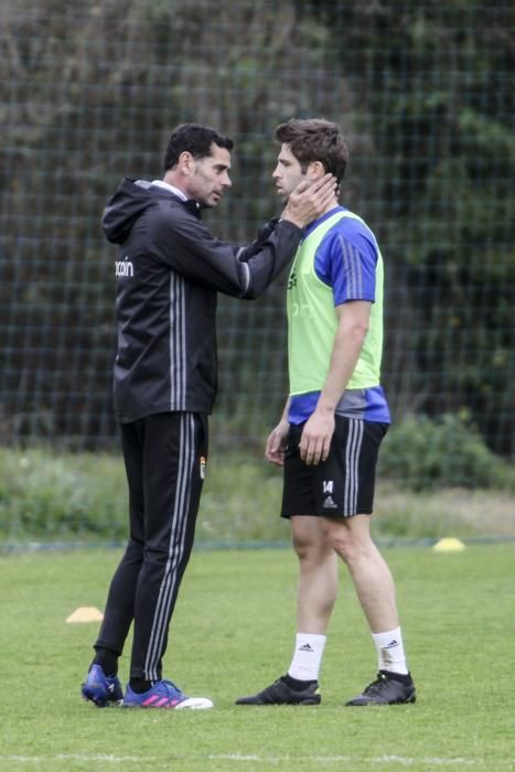 Entrenamiento del Real Oviedo en El Requexón