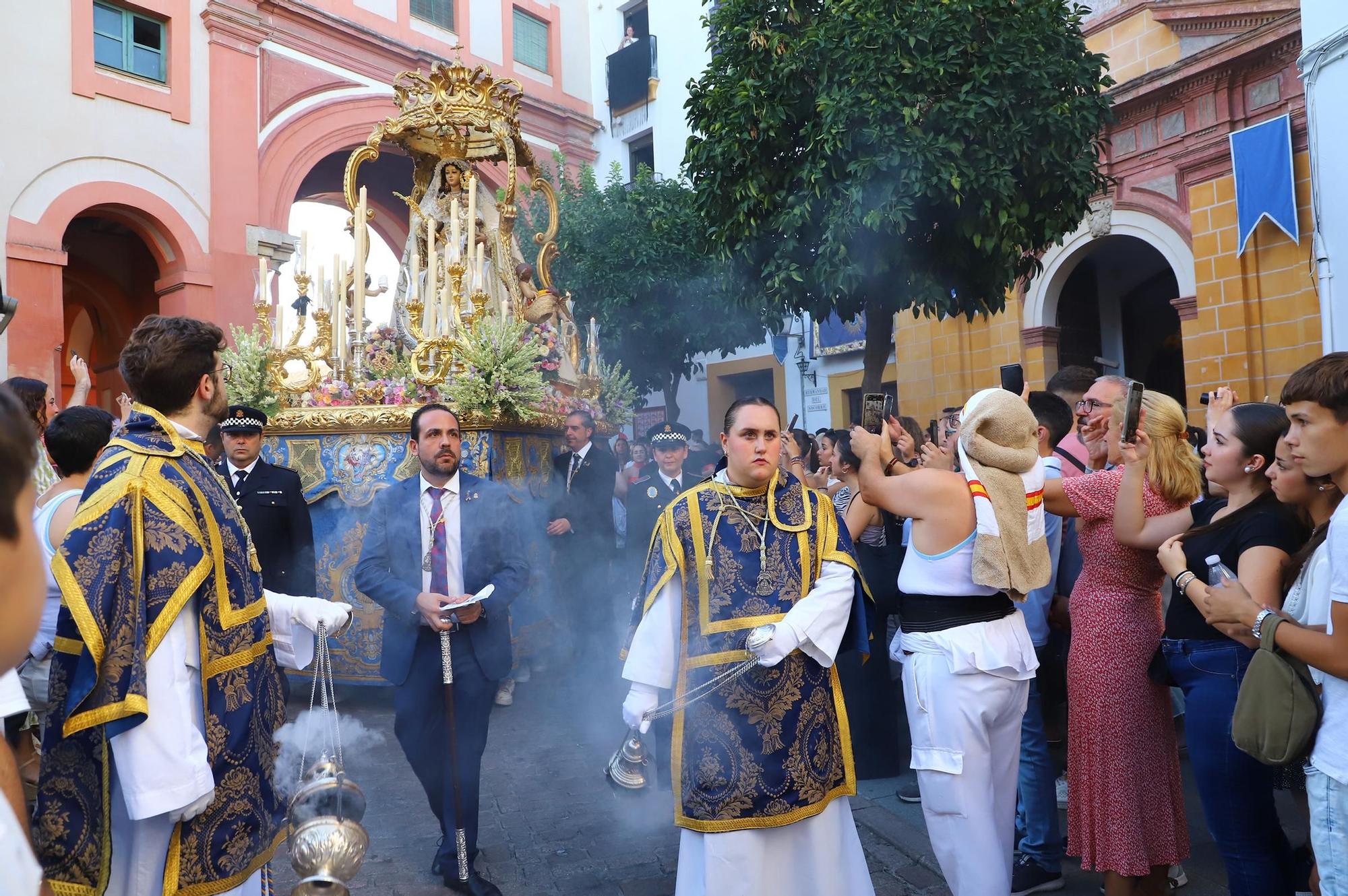 La procesión de la Virgen del Socorro, en imágenes