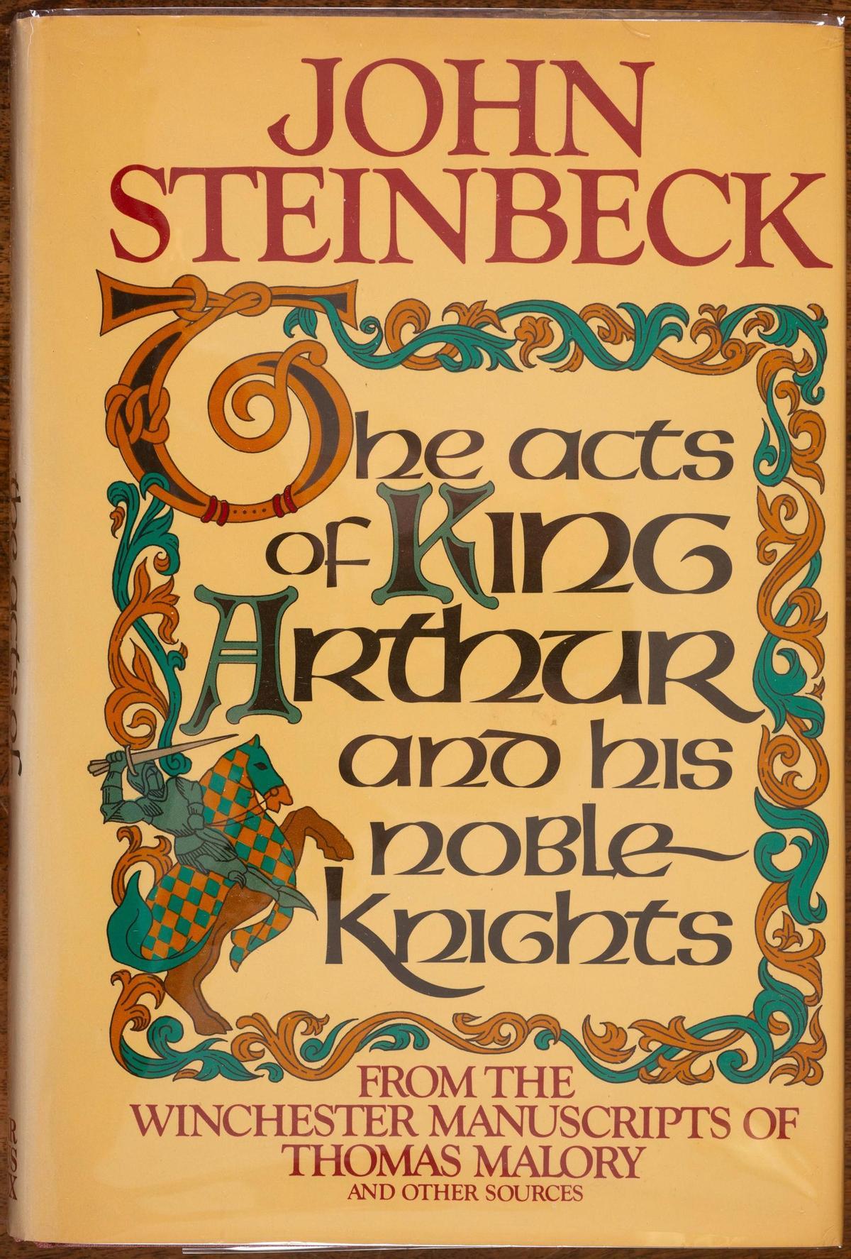 Portada de 'The Acts of King Arthur and his noble knights', de John Steinbeck.