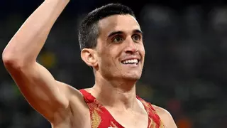 Mariano García, medalla de oro en los 800 metros