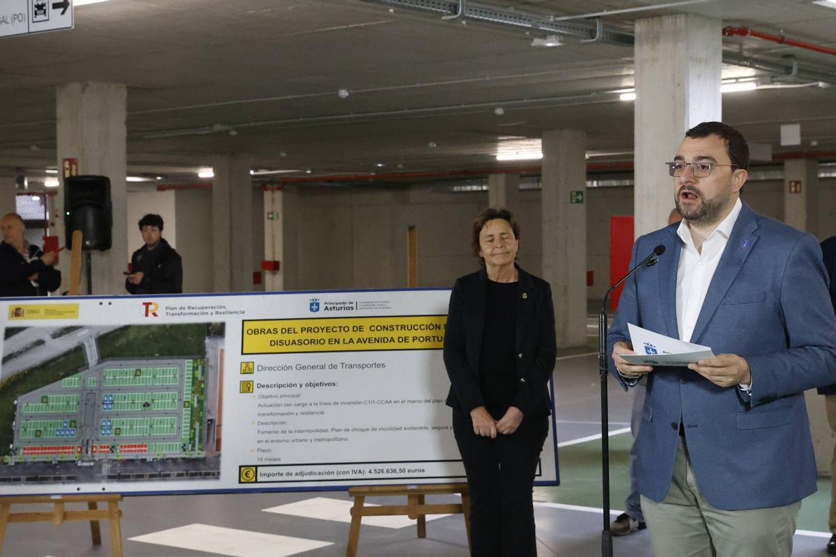 EN IMÁGENES: Así es el nuevo parking disuasorio de la avenida Portugal de Gijón