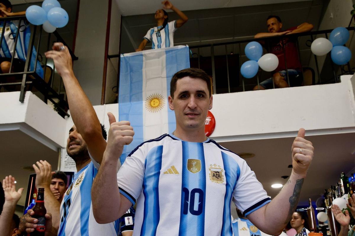Así se vivió en Gijón la semifinal del Mundial entre Inglaterra y Argentina