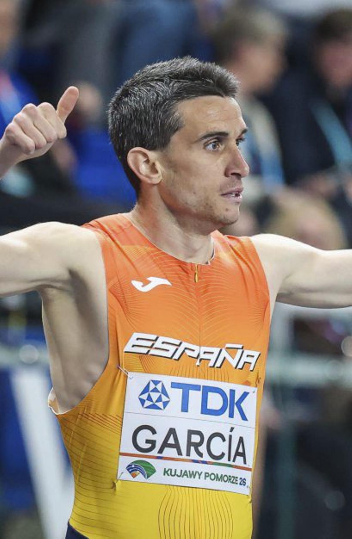 García, celebrando su triunfo. | IGOR JAKUB/EUROPA PRESS