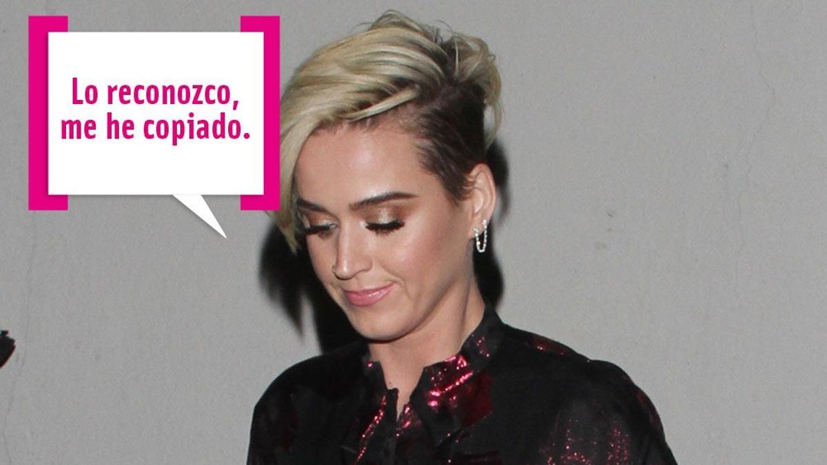 Katy Perry se copió de Miley y está encantada