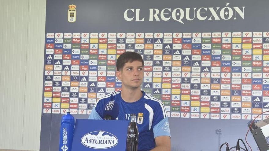 Estanis Pedrola, tras su prometedor debut con el Real Oviedo: “Tenemos un plantillón”