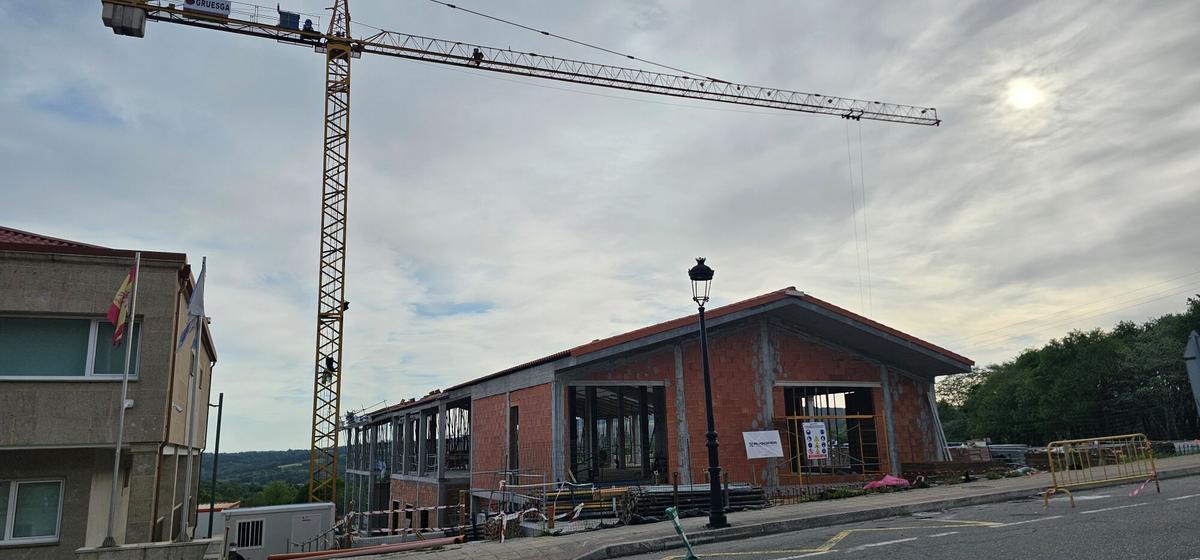 La futura residencia de mayores está en obras.