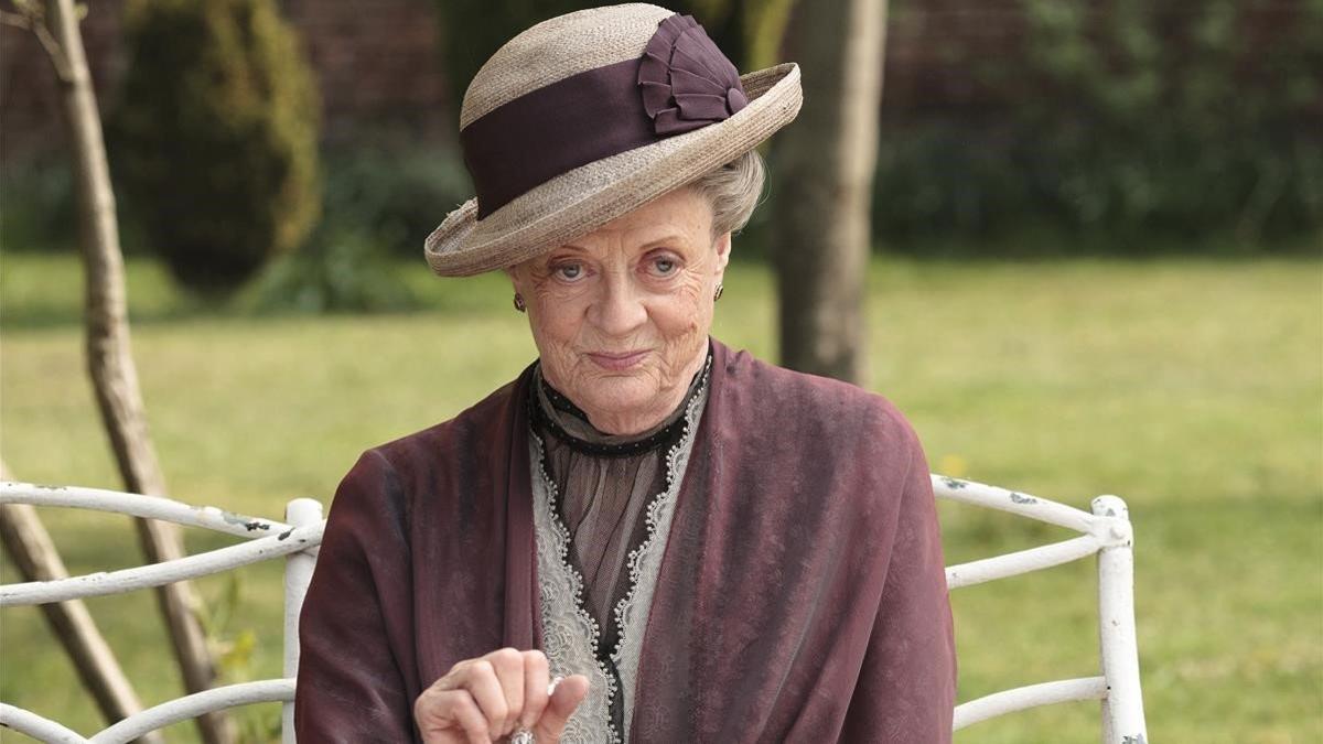 Maggie Smith, en su papel de condesa de Grantham en 'Downton Abbey'.