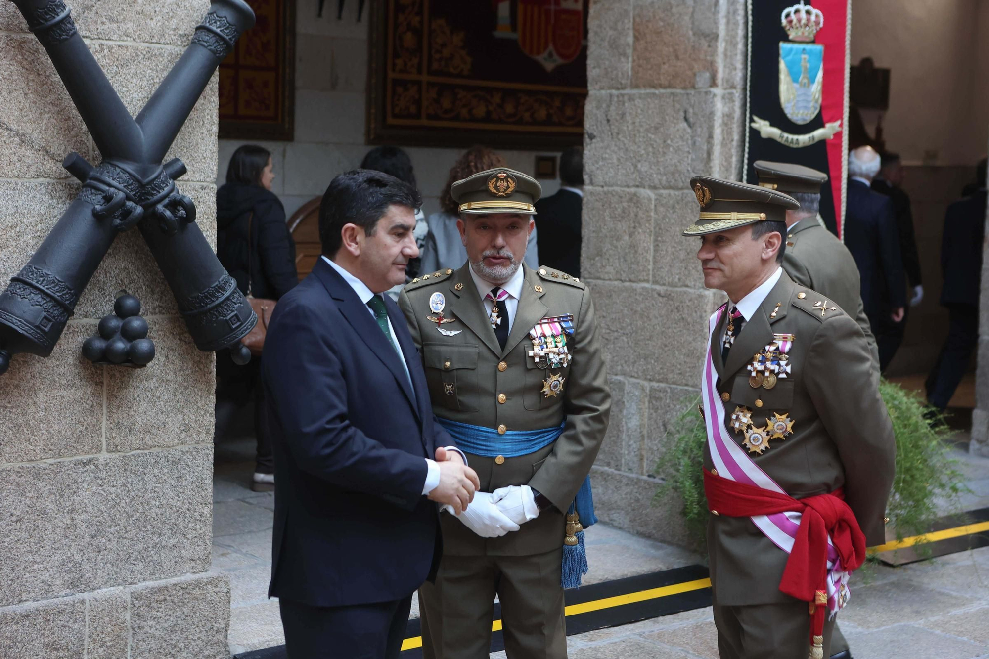 Pascua militar en el Palacio de Capitanía de A Coruña