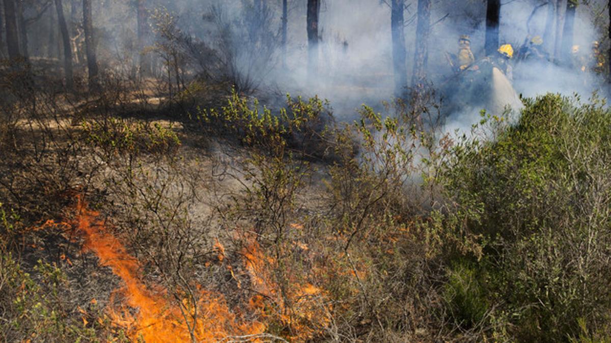 Incendio en Caldes de Malavella