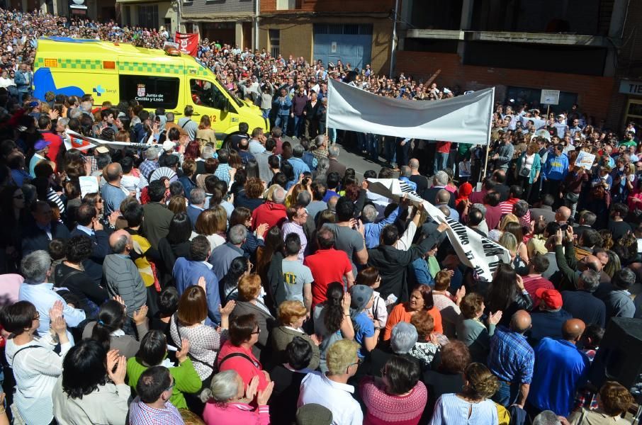 Manifestación sanitaria en Benavente