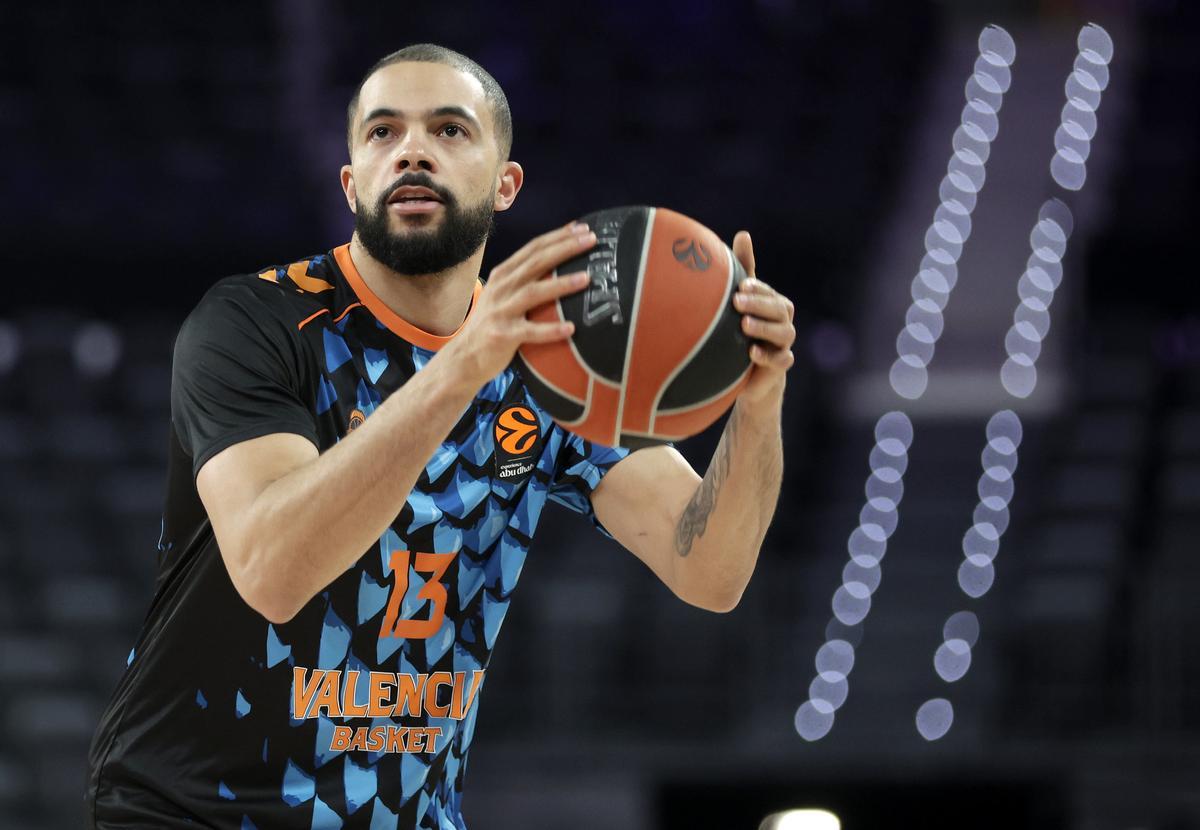 Darius Thompson, uno de los jugadores taronja con mejor rendimiento en la Euroliga.