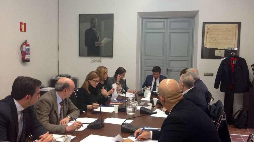 Martín Pozo, durante la subcomisión de diputaciones de la FEMP celebrada ayer.