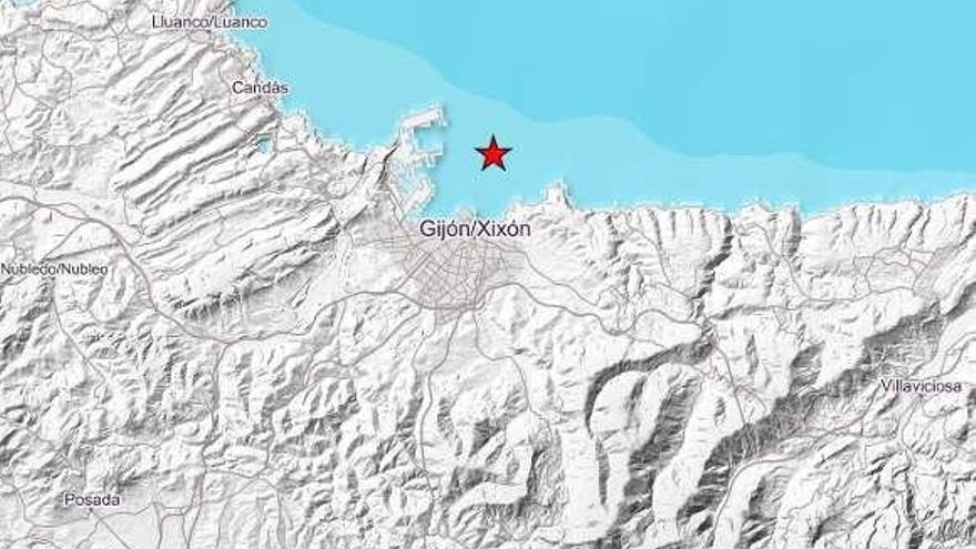 La localización del temblor.