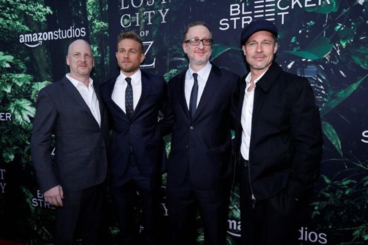Premier 'The Lost City of Z': James Gray, Brad Pitt, Dale Armin Johnson y Charlie Hunnam