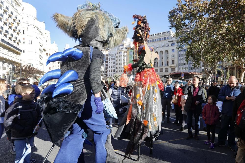 Así ha sido la Nochevieja infantil en la plaza del Ayuntamiento de València