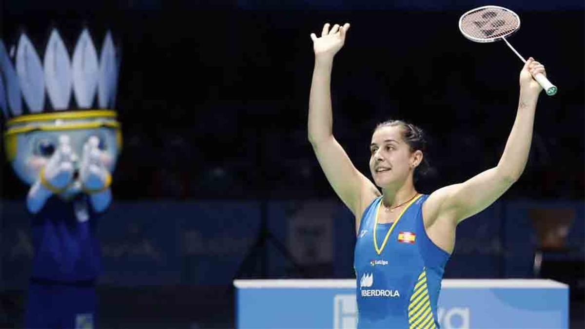 Carolina Marín participa en el Mundial de badminton