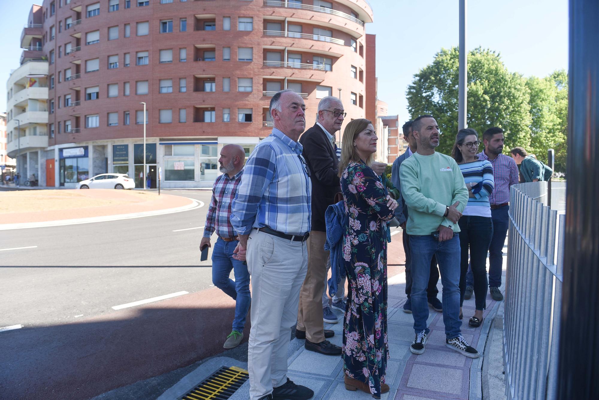 Siero inaugura los nuevos accesos a la Pola, una de las grandes obras del mandato en la capital de Siero