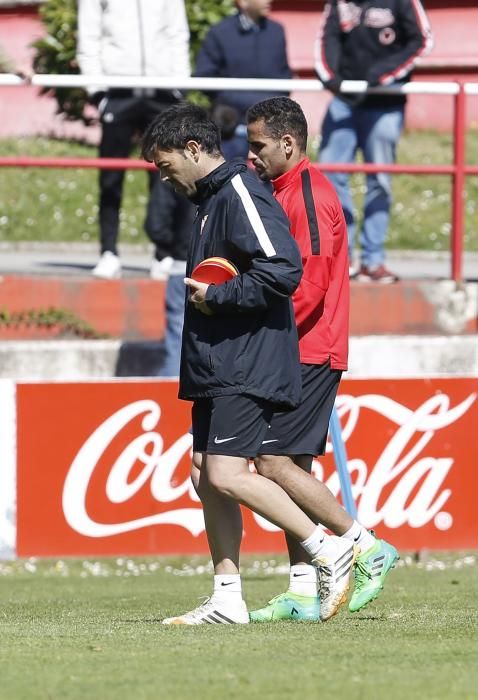 Entrenamiento del Sporting 19/04/2017