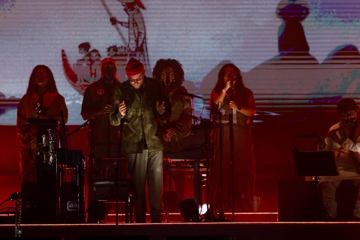 Gorillaz, durante su concierto en la tercera jornada del Primavera Sound 2026.