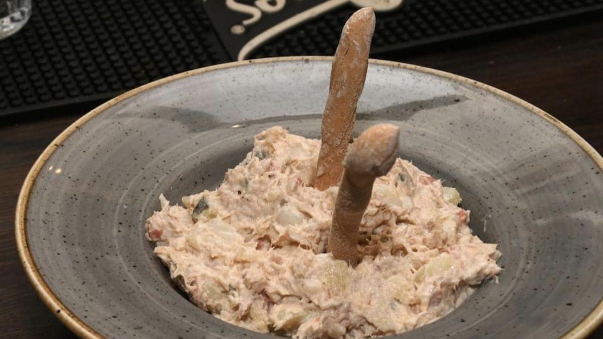 La ensaladilla rusa del Mesón Martín (Zaragoza), ahora rebautizada como ensaladilla de Kiev.