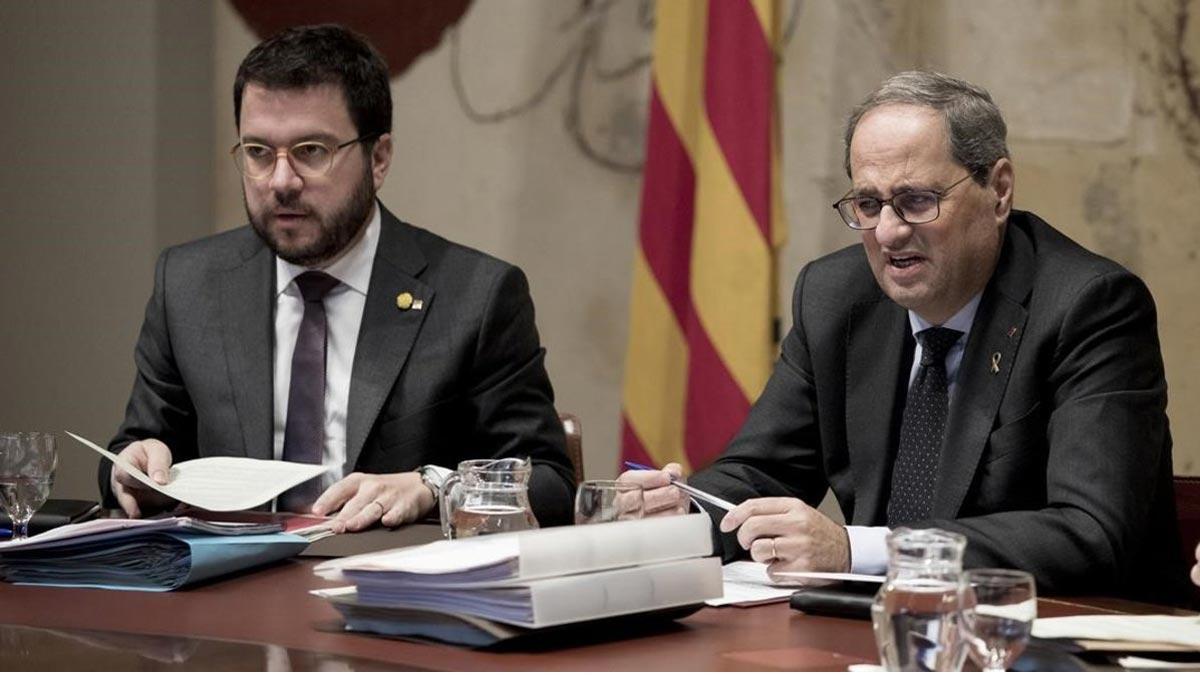 Torra no da el "visto bueno" al acuerdo ERC-PSOE