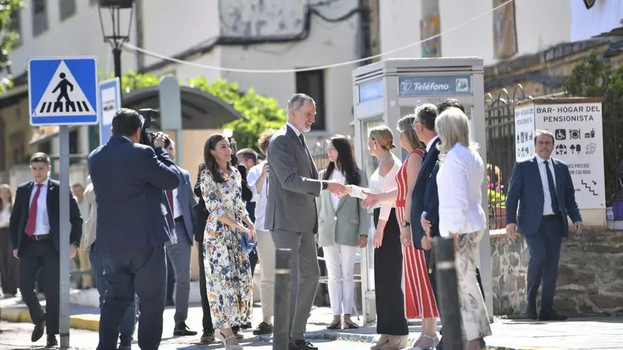 Los reyes de España ya están en Guadalupe