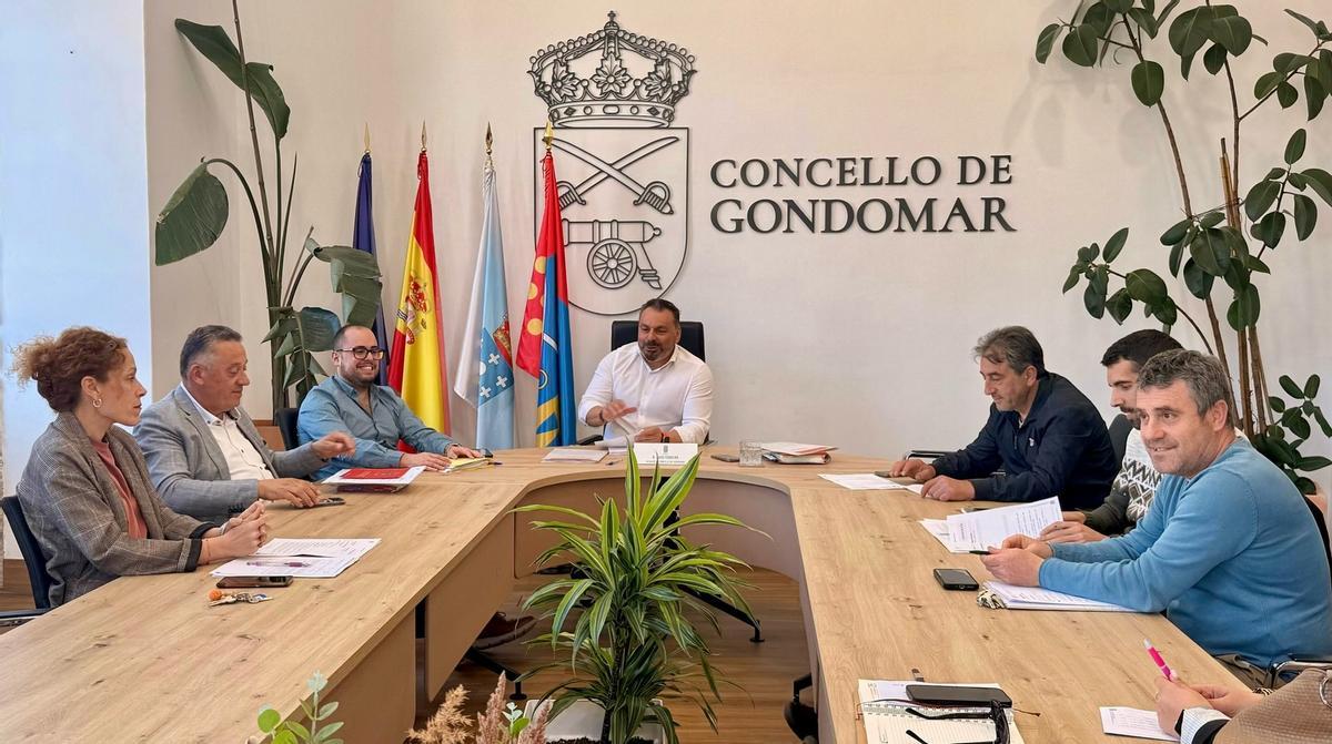 Un momento durante la Junta Local de Gobierno de Gondomar.